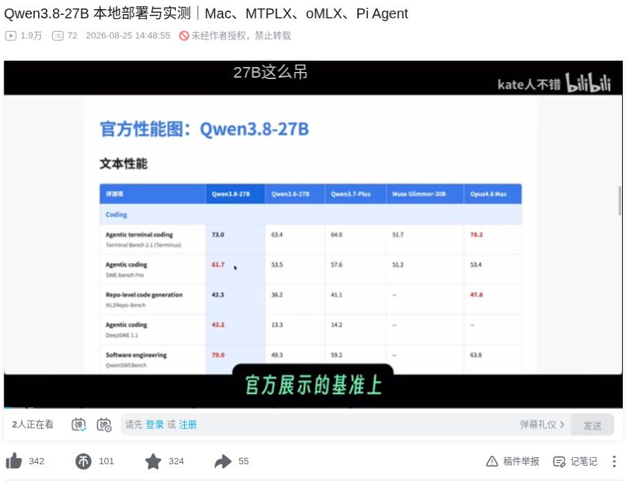 kate人不错 · 本地模型，也要放进 Agent 里实测